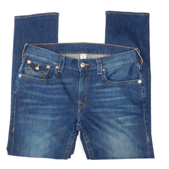 True Religion Skinny Flap Red Orange JeansY2KEUC36